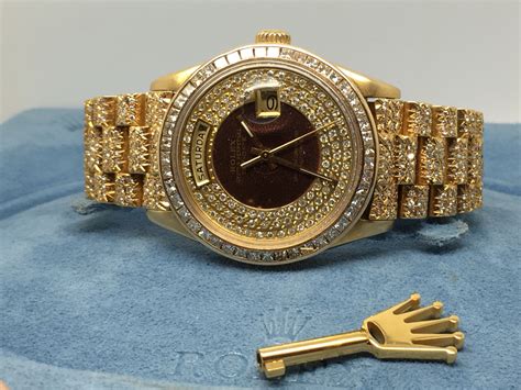 diamond encrusted rolex watch|diamond rolex watches for sale.